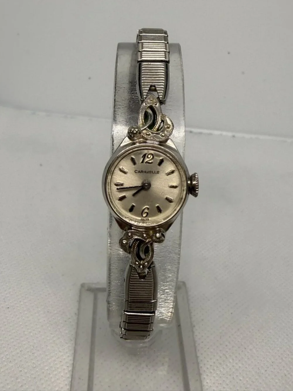 Vintage Caravelle by Bulova Women's Manual Wind Watch Cream Dial 10K RGP
